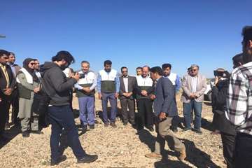 بازدید مدیر کل دامپزشکی استان کرمان به همراه مسئولین شهرستان بم از عشایر محدوده سد نساء